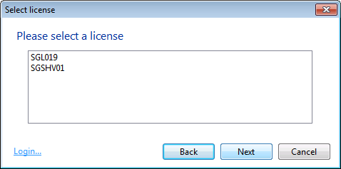 select-license